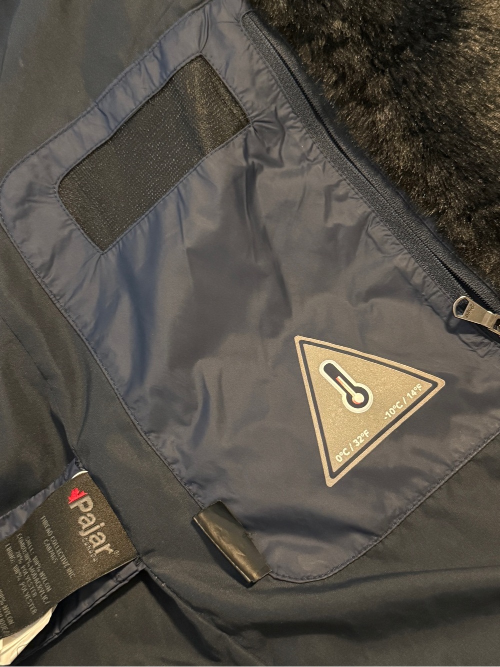 Pajar Navy Quilted Hooded Ski Jacket - Picture 13 of 16